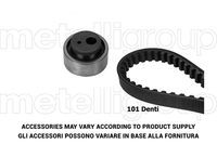 KWP TW013 - Juego de correas dentadas