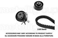 KWP TW111 - Juego de correas dentadas