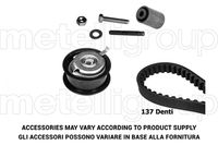 KWP TW381 - Juego de correas dentadas