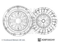BLUE PRINT ADBP300249 - Kit de embrague