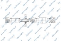 GSP PS901857 - árbol cardán