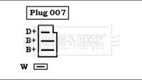BORG & BECK BBA2222 - Alternador