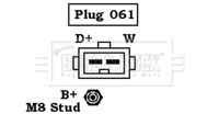 BORG & BECK BBA2392 - Alternador
