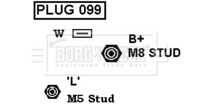 BORG & BECK BBA2847 - Alternador