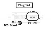 BORG & BECK BBA2981 - Alternador