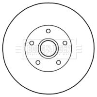 BORG & BECK BBD5838S - Disco de freno
