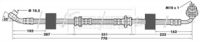 BORG & BECK BBH6500 - Tubo flexible de frenos