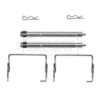 BORG & BECK BBK1132 - Kit de accesorios, pastillas de frenos