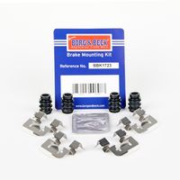 BORG & BECK BBK1723 - Kit de accesorios, pastillas de frenos