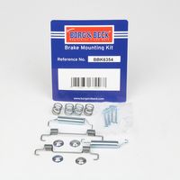 BORG & BECK BBK6354 - Juego de accesorios, zapatas de freno de estacionamiento