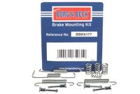 BORG & BECK BBK6177 - Juego de accesorios, zapatas de freno de estacionamiento