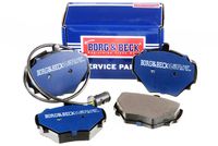 BORG & BECK BBP1279 - Juego de pastillas de freno