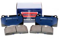 BORG & BECK BBP2017 - Juego de pastillas de freno
