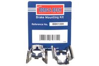 BORG & BECK BBK1300 - Kit de accesorios, pastillas de frenos