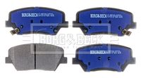 BORG & BECK BBP2340 - Juego de pastillas de freno