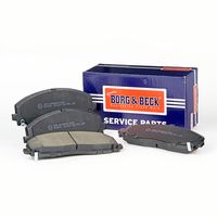 BORG & BECK BBP2342 - Juego de pastillas de freno