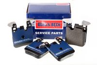 BORG & BECK BBP2376 - Juego de pastillas de freno