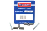 BORG & BECK BBK1366 - Kit de accesorios, pastillas de frenos