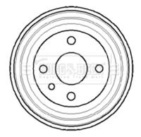 BORG & BECK BBR7042 - Tambor de freno