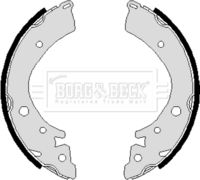 BORG & BECK BBS6116 - Juego de zapatas de frenos