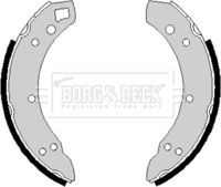 BORG & BECK BBS6137 - Juego de zapatas de frenos