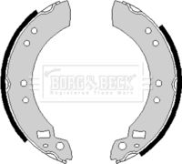 BORG & BECK BBS6158 - Juego de zapatas de frenos
