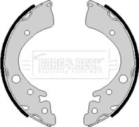 BORG & BECK BBS6160 - Juego de zapatas de frenos