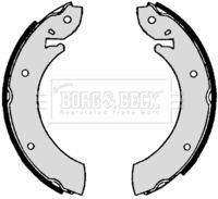 BORG & BECK BBS6172 - Juego de zapatas de frenos