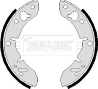 BORG & BECK BBS6247 - Juego de zapatas de frenos
