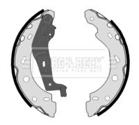 BORG & BECK BBS6309 - Juego de zapatas de frenos
