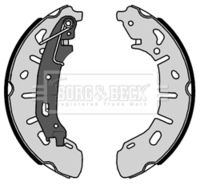 BORG & BECK BBS6449 - Juego de zapatas de frenos