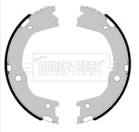 BORG & BECK BBS6466 - Juego de zapatas de frenos, freno de estacionamiento