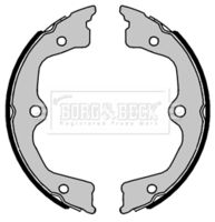 BORG & BECK BBS6487 - Juego de zapatas de frenos, freno de estacionamiento