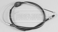 BORG & BECK BKB2384 - Cable de accionamiento, freno de estacionamiento