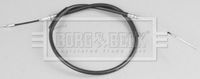BORG & BECK BKB2389 - Cable de accionamiento, freno de estacionamiento