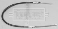 BORG & BECK BKB2600 - Cable de accionamiento, freno de estacionamiento