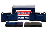 BORG & BECK BBP2374 - Juego de pastillas de freno