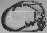 BORG & BECK BKB3584 - Cable de accionamiento, freno de estacionamiento