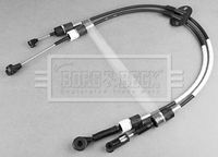 BORG & BECK BKG1051 - Cable de accionamiento, caja de cambios manual
