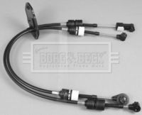 BORG & BECK BKG1078 - Cable de accionamiento, caja de cambios manual