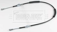 BORG & BECK BKG1202 - Cable de accionamiento, caja de cambios manual