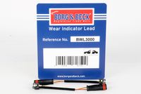 BORG & BECK BWL3000 - Contacto de aviso, desgaste de los frenos