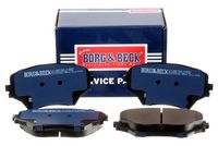 BORG & BECK BBP1803 - Juego de pastillas de freno
