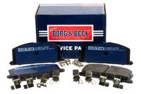 BORG & BECK BBP1267 - Juego de pastillas de freno