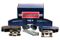 BORG & BECK BBP1763 - Juego de pastillas de freno