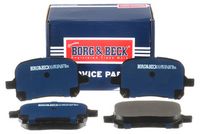 BORG & BECK BBP1810 - Juego de pastillas de freno
