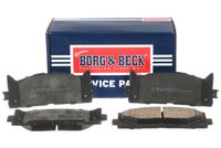 BORG & BECK BBP2026 - Juego de pastillas de freno
