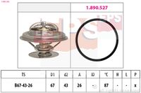 EPS 1.880.385 - Termostato, refrigerante