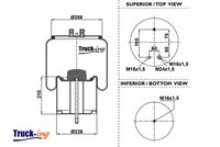 Montcada 0293200 - Fuelle, suspensión neumática