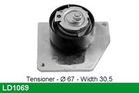 LUCAS LD1069 - Polea tensora, correa dentada
